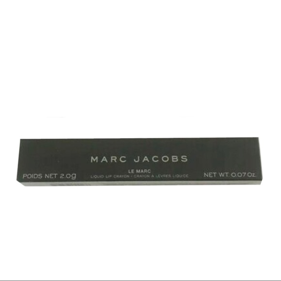 MARC JACOBS Le Marc Liquid Lip Crayon 370 Burn Notice Lipstick Lip Color - Picture 7 of 13